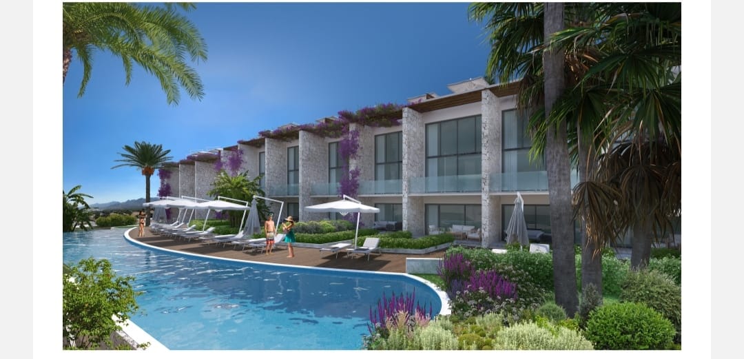 2+1  Loft Penthouse for sale sea view in Esentepe Project in Esentepe Marina of Cyprus